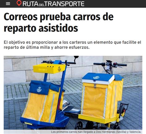 Carros De Reparto Asistidos Para Mejorar El Reparto Urbano