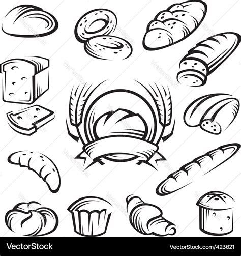 Bread Royalty Free Vector Image - VectorStock