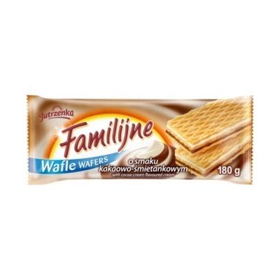 Jutrzenka Wafle Familijne Gofrowe Czekoladowe 130g 13788416515 Allegro Pl