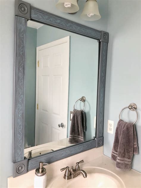 Framed Bathroom Mirrors Diy