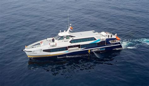 El Fast Ferry Vittorio Morace Llega A Cagliari Y Su Gemelo Cristina