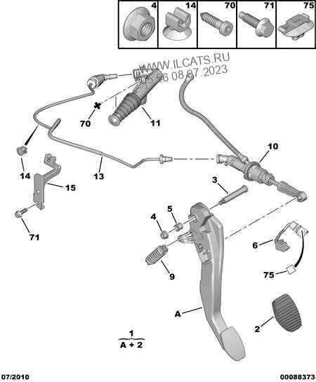 Clutch Control Master Cylinder Peugeot 508 4 Door Saloon 16 Thp 16v 156