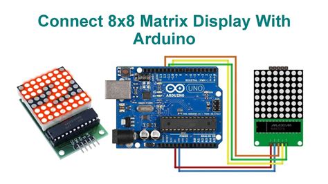 Connect 8x8 Matrix Display With Arduino With Code And Circuit