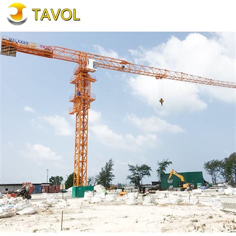 Widely Used Tower Crane For Building 4t 6t 8t 10t Tower Crane Topless