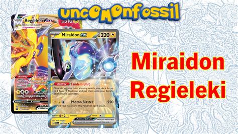 Streamlined Miraidon Ex Regieleki Vmax Deck Youtube