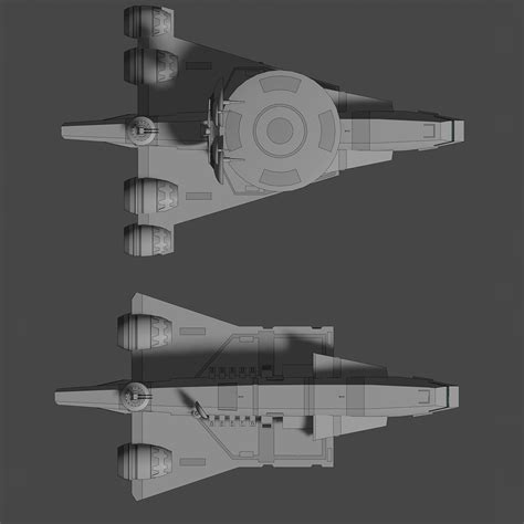 Gozanti Class Cruiser And Jammer Star Wars Fan Art Cgtrader