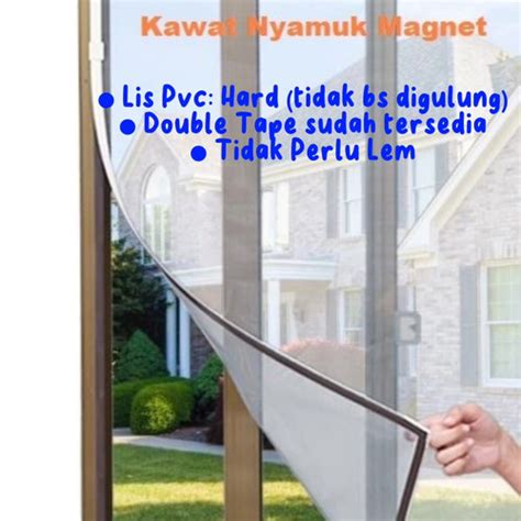 Jual Kamux Custom JUMBO Lebih Dari 2 M2 Kasa Nyamuk Magnet DIY