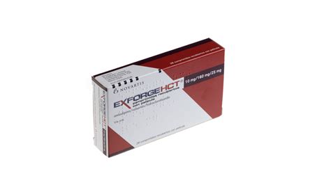 Exforge Hct 10 Mg 160 Mg 25 Mg 28 Comprimidos Recubiertos Farmacéuticos