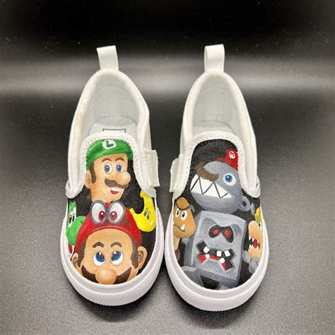 Mens Super Mario Shoes - Etsy