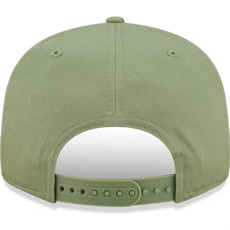 Gorra Plana Verde Snapback Con Logo Negro 9FIFTY League Essential De