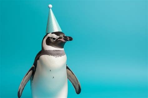 Premium Photo Cute Penguin Celebrating Christmas