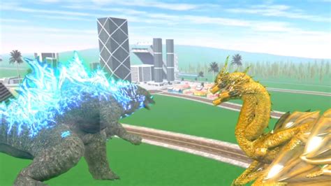 Godzilla Vs King Khidorah Fight In Indian Bikes Driving 3d Indian