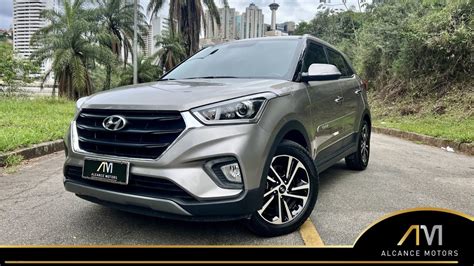 Hyundai Creta Prestige 2 0 Flex AUT 2021 Prata Sand Metálico YouTube