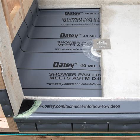 How To Install A Shower Pan Liner Build A Waterproof Off