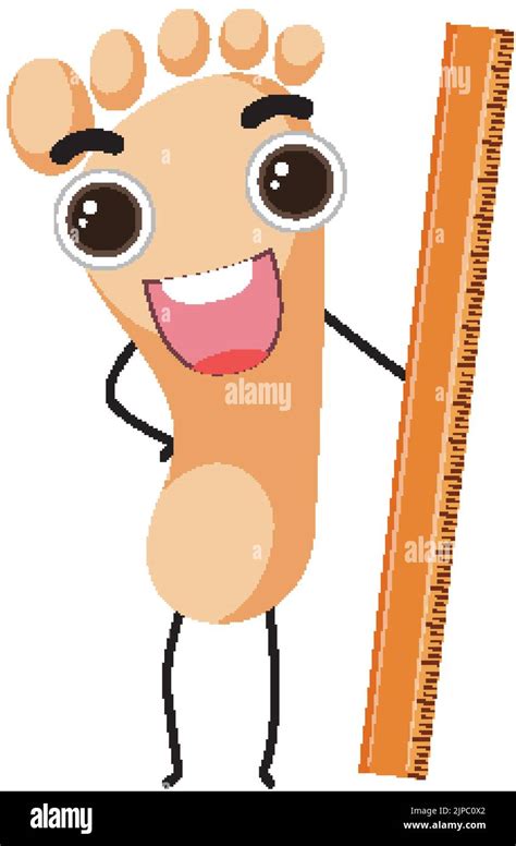 Foot With Face Expression Illustration Stock Vector Image And Art Alamy