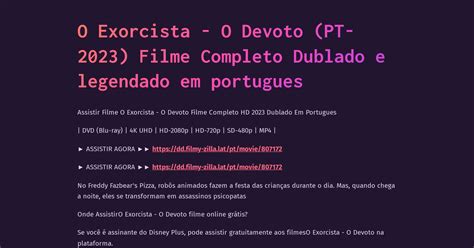 O Exorcista O Devoto Pt Filme Completo Dublado E Legendado Em