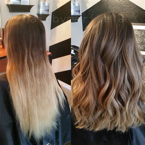 How To From Grown Out Ombre To Perfect Color Melt Modern Salon Hair Color And Cut Natural