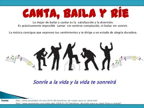 Cantar Y Bailar Una Formula Para La Salud