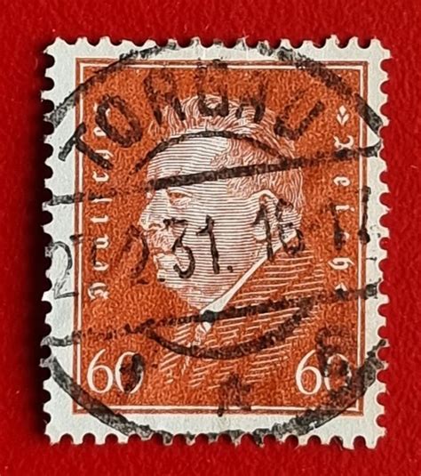 DEUTSCHES REICH PRÄSIDENT WEIMARER R VOLLSTEMPEL TORGAU 1931 Kaufen