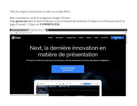 PDF Voici les étapes à suivre pour te créer un compte Prezi