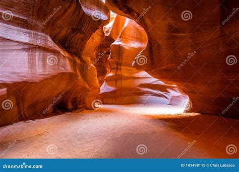 The Intricate Canyons Of Antelope Canyon Stock Image Image Of Long