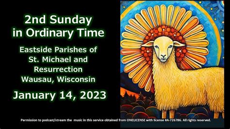 Liturgy Of The Second Sunday In Ordinary Time January 14 2024 YouTube