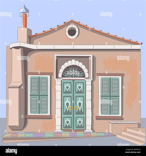 Traditional Italian House In Venetian Style Stock Vector Image And Art