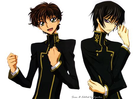 Code Geass Kururugi Suzaku Lamperouge Lelouch Wallpapers Hd Desktop And Mobile Backgrounds