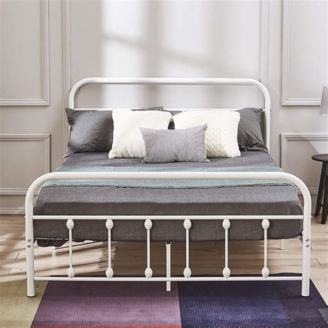 Buy Black Or White Metal Bed Frame Hospital Victorian Style Various Size Single Double King Size