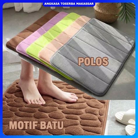 Jual Keset Kaki Memory Foam Keset Kaki Tebal Anti Slip Kamar Tidur