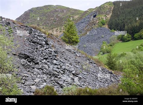 Welsh Slate Mining Aberllefenni Slate Quarries Machynlleth Powys Wales