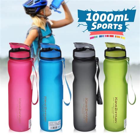 Water Bottles Sport Water Bottles Fitness Travel Riding Portable Clear Leakproof Drink Bottle