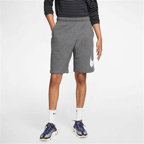 Nike Mens Sportswear Bb Gx Graphic Club Fleece Shorts 10 In Academy