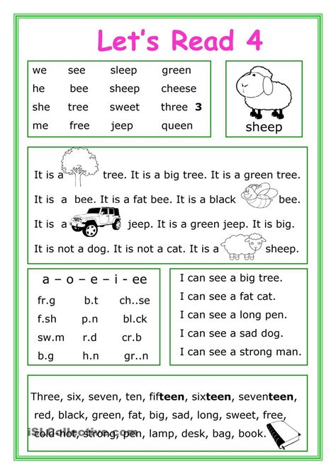 Worksheets To Teach Reading