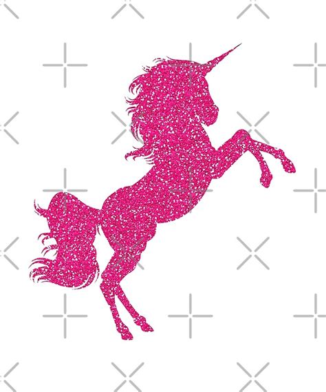 "Pink Unicorn Glitter tshirt " Photographic Prints by KhushbooLohia ...