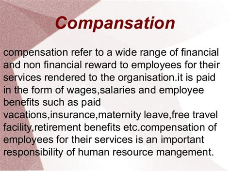 Hrm Ppt Compensation Administration