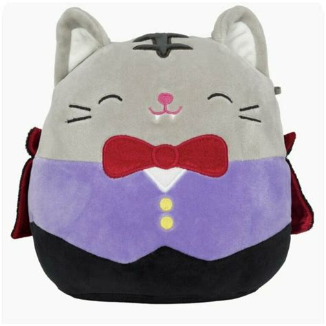 Squishmallow 8 Inch Tally The Vampire Cat Halloween Plush Toy Penis