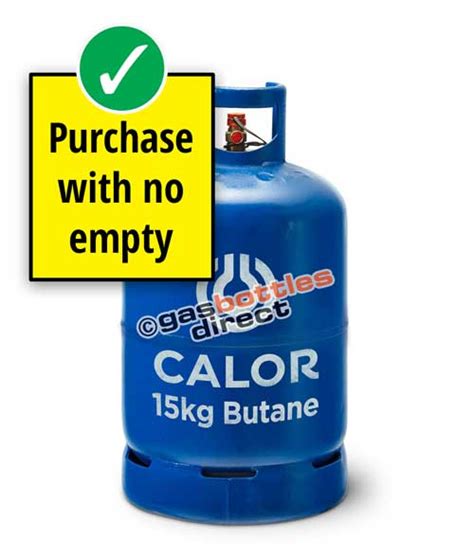 15kg Butane Calor Gas Bottle New Full Cylinder From BBQ Gas Bottles