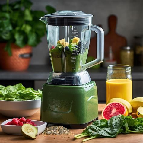 Premium Ai Image Electric Blender For Making Fresh Juice