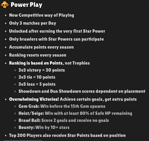 Everything about Power Play !! : r/Brawlstars