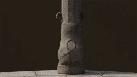 3D model Stone Pillar Design 01 VR / AR / low-poly | CGTrader