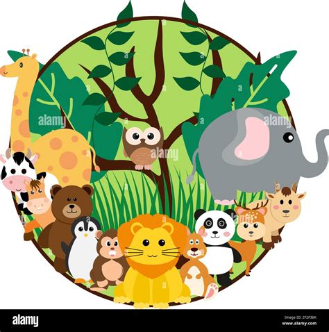 Baby Zoo Animals Cartoon