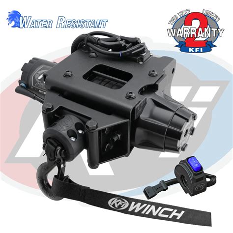 Kfi Plug N Play Winch Kit For Polaris Kfi Atv Winch Mounts And Accessories