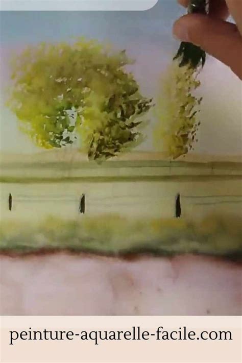 Arbres Aquarelle Comment Les Peindre Peinture Aquarelle Facile