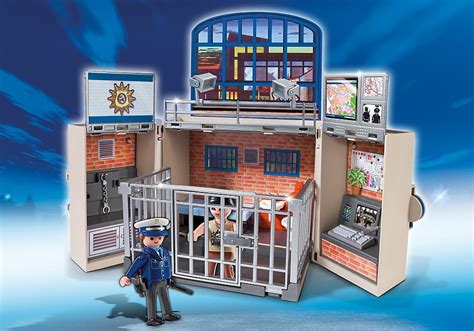 Commissariat De Police Transportable Playmobil