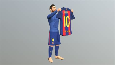 Lionel Messi 3D Model