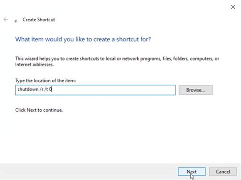 How To Create A One Click Restart Shortcut In Windows 10