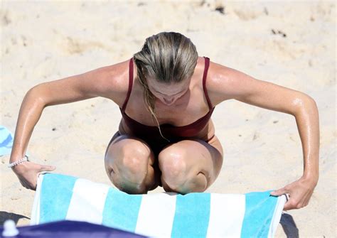 AMY PEJKOVIC In Bikini At Bronte Beach In Sydney 01 05 2018 HawtCelebs