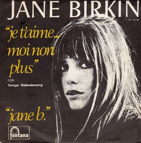 Jane Birkin Et Serge Gainsbourg Je T Aime Moi Non Plus