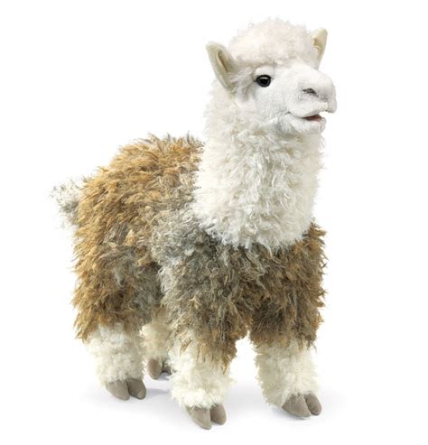 Peluche Marionnette Alpaga Folkmanis Peluche Fr